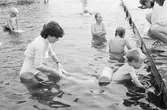 Simskola vid Västra Ingsjön i Lindome, år 1984. 