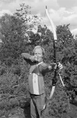 Jakt SM i bågskytte i Lindome, år 1984.

Fotografi taget av Harry Moum, HUM, Mölndals-Posten, år 1984.