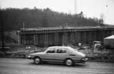 Byggandet av Torrekullamotet i Kållered, år 1983. 