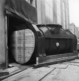 Montering av STAL-turbinen på Papyrus, 25/4-1951.