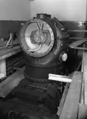 Montering av STAL-turbinen på Papyrus, 2/5-1951.
