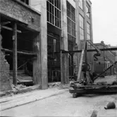 Ångcentral under ombyggnad.