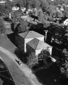 Mariedal, exteriör. Linbanan o häst o vagn vid Mariedal