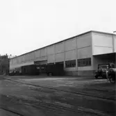 Lagerbyggnad 110 och 111 på Papyrus fabriksområde.