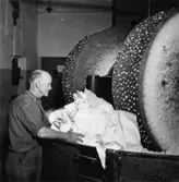 Säkerhetstjänst, kollergång.
En okänd man på bilden.