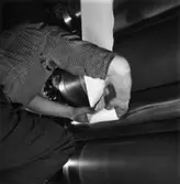 Säkerhetstjänst, glätt.
En man med på bilden.