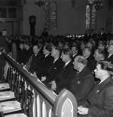 Medaljutdelning i Mölndals kyrka, 24/9-1950.
L.h Harald Andersson.