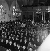 Medaljutdelning i Mölndals kyrka, 24/9-1950.