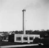 Skorstenen.
Gamla skorstenen (revs 1951?).