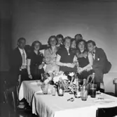 Personalfest för tjänstemännen.
Inga-Lill Karlsson n:r 3 t.v.
Foto: verkmästare Hermansson.