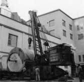 PM3 Yankeecylinder, transport med SJ:s katastrofkran.