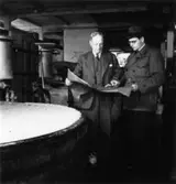 Ingenjör Gebiller och Tibell.
Överingenjör Einar Schiller, överingenjör William Tibell.