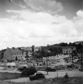 Rygatan 13-15 och Brunnsgatan 4 i Kvarnbyn, Mölndal, under byggnad.