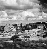 Rygatan 13-15 och Brunnsgatan 4 i Kvarnbyn, Mölndal, under byggnad.