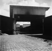 Magasin nr 116 under rivning.