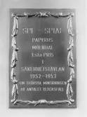 Säkerhetstjänsten: medalj i säkerhetstävlan 1952-1953.