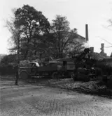 Byggnad N:o 6, tillbyggnad 1954. Schaktning.