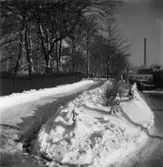 Papyrus fabriksområde. Vinterbild.