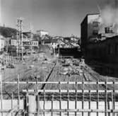 Byggnad N:o 6, tillbyggnad 1954. Formsättning för gjutning.