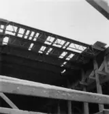 Byggnad N:o 6, tillbyggnad 1954. Formsättning för gjutning.