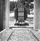 Transport av transformator 50 kW på Papyrus fabrik, 18/6-1955.