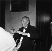 Reportage från pressvisningen den 29/8 1955.  Marcus Wallenberg jr.