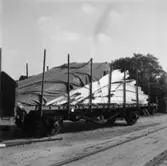 Emballagevirke, felaktigt lastade leveranser.
Foto: Ingenjör Gunnar Andersson.