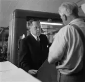 Fr. h. Disponent Hans Hultén, Axel Karlsson.