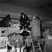 Besök av leverantörer till PM 2 N.
Överingenjör William Tibell.