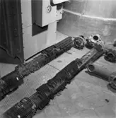 Babcock & Wilcox economiser, vid explosionen skadade rör.