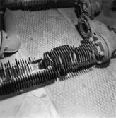 Babcock & Wilcox economiser, vid explosionen skadade rör.