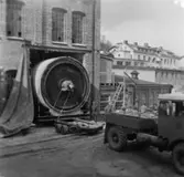 Transport av PM 2 G yankeecylinder.