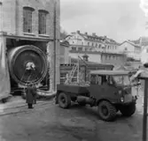 Transport av PM 2 G yankeecylinder.