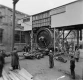 Transport av PM 2 G yankeecylinder.