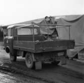 Jeep, av Hagstedt utförda ändringar på Papyrus fabriksområde, februari 1959.