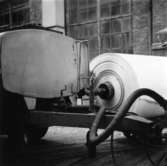 Krock mellan tankbil och rulle från PM 12 på Papyrus fabriksområde, februari 1959.