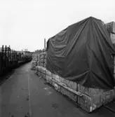 Trelleborgs Gummifabrik, reklamfoto för presenning.