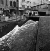 Mölndalsån inom fabriksområdet vid byggnad nr 19.