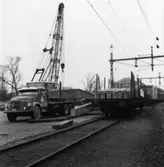 Byggnad nr 9, gjutning.
Mölndals nedre. Balkar från strängbetong