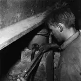 Byggnad 19. Förstärkning av bjälklag genom megapålning.