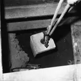 Byggnad 19. Förstärkning av bjälklag genom megapålning.