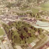 Flygfoto över Papyrus fabriksområde, 9/6-1969.