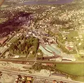 Flygfoto över Papyrus fabriksområde, 9/6-1969.