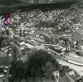 Flygfoto över Papyrus fabriksområde, 9/6-1969.