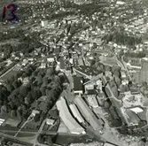 Flygfoto över Papyrus fabriksområde, 9/6-1969.