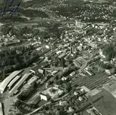 Flygfoto över Papyrus fabriksområde, 9/6-1969.