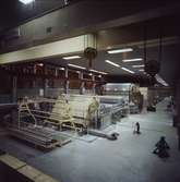 Interiörbild från Papyrus Nymölla AB. Pappersmaskinen.