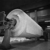 Interiörbild från Papyrus Nymölla AB. Pappersmaskinen.