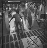 Interiörbild från Papyrus Nymölla AB. Rullpackning.