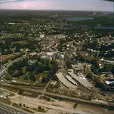 Flygfoto över Papyrus fabriksområde.